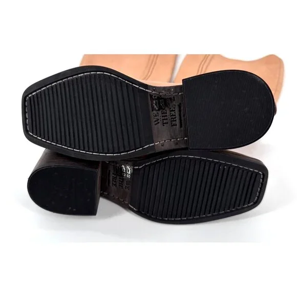 Free People We The Free Beau Tall Rider Boots Size 7 Metal Toe Leather New Read - Picture 3 of 16